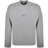 Hugo Blue Nedro Sweatshirt Grey In Grey