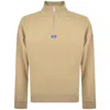 Hugo Blue Neeler Sweatshirt Beige In Orange