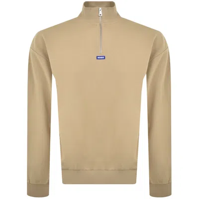 Hugo Blue Neeler Sweatshirt Beige