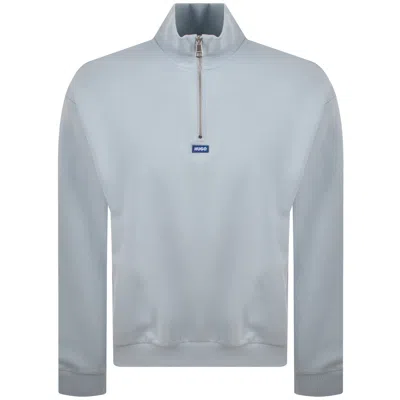 Hugo Blue Neeler Sweatshirt Open Blue