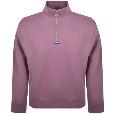 Hugo Blue Neeler Sweatshirt Pink In Neutral