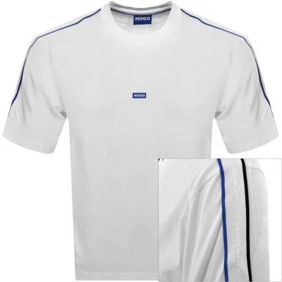 Hugo Blue Neloy T Shirt White