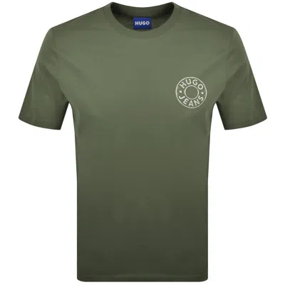Hugo Blue Nemodo T Shirt Green