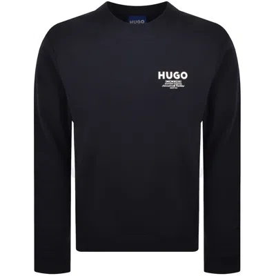 Hugo Blue Nespon Sweatshirt Dark Blue In Black