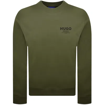 Hugo Blue Nespon Sweatshirt Open Green