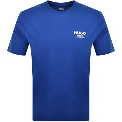 Hugo Blue Nesptee T Shirt Open Blue