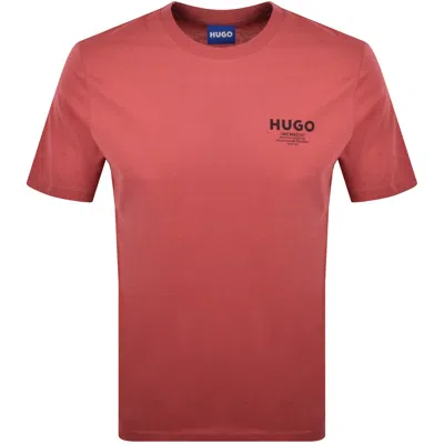 Hugo Blue Nesptee T Shirt Red