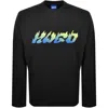 Hugo Blue Nifterix Sweatshirt Black In Black