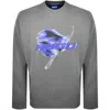 Hugo Blue Nifterix Sweatshirt Grey In Gray