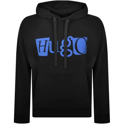 Hugo Blue Nildi Hoodie Black