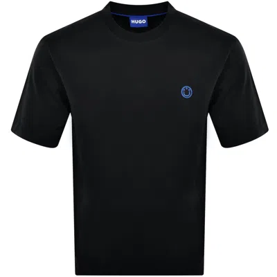 Hugo Blue Niley Crew Neck T Shirt Black