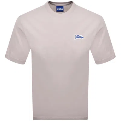 Hugo Blue Nohatio T Shirt Pastel Purple In Neutral