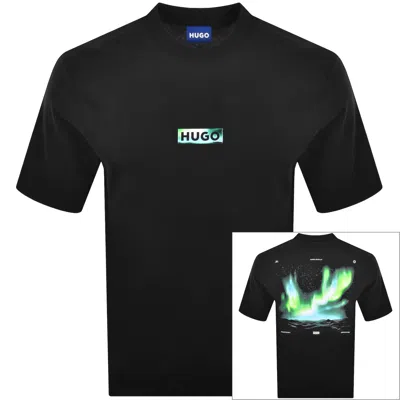 Hugo Blue Norostee T Shirt Black
