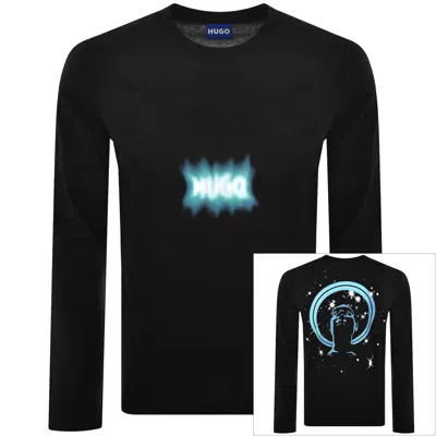 Hugo Blue Norostee T Shirt Black