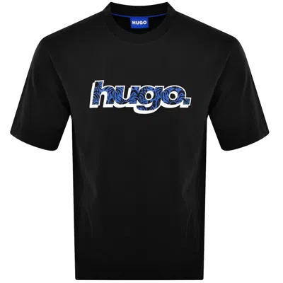 Hugo Blue Nugibol T Shirt Black