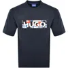 Hugo Blue Nugix T Shirt Navy In Blue