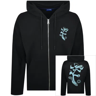 Hugo Blue Nugohood Hoodie Black