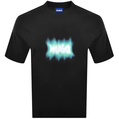 Hugo Blue Nuiden T Shirt Black
