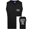Hugo Blue Numash Vest Black In Black