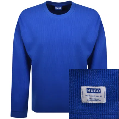 Hugo Blue Nuwolo Sweatshirt Blue