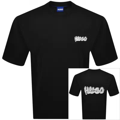 Hugo Blue Nyrotee T Shirt Black