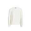 Hugo Blue Pull Col Rond En Coton In Neutral