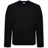 Hugo Blue Sanou Boucle Jumper Black In Black