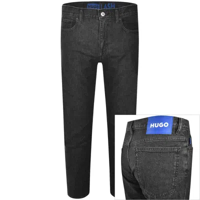 Hugo Blue Slim Fit Ash Jeans Mid Wash Black
