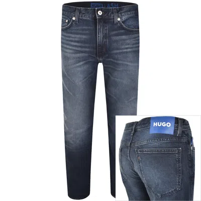 Hugo Blue Slim Fit Ash Mid Wash Jeans