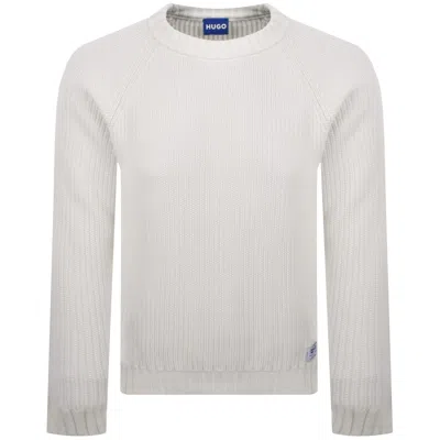 Hugo Blue Sonnee Jumper White