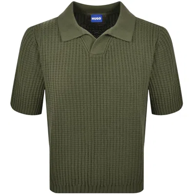 Hugo Blue Spero Knit Polo Green