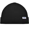 Hugo Blue Xiav Beanie Hat Black In Black