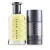 Hugo Boss - Boss Bottled Coffret: Eau De Toilette Spray 100ml/3.3oz + Deodorant Stick 70g/2.4oz  2pc In Green/red/gold Tone