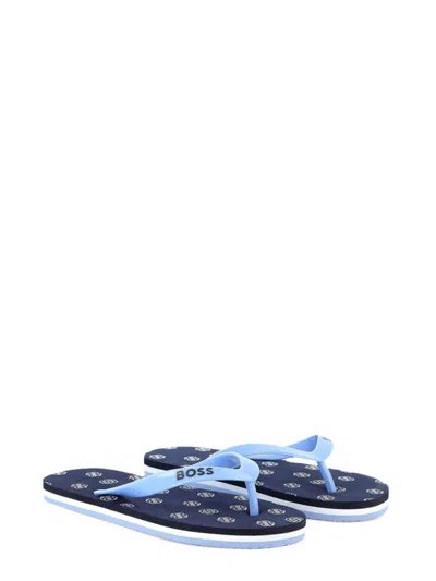 Hugo Boss Boss Casual Flip Flops 1 D3 In Multi