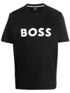 Hugo Boss Boss Tiburt Logo Graphic T-shirt In Black