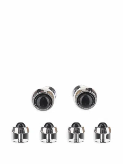 Hugo Boss Cabochon-embellished Cufflinks In Multi