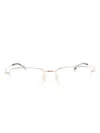 Hugo Boss 1516g Rectangle-frame Glasses In Gold