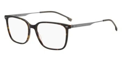 Hugo Boss 1696 Men's Glasses, Tortoiseshell, Size 56 In Black