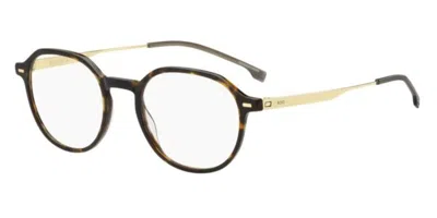Hugo Boss 1697 Men's Glasses, Tortoiseshell, Size 50 In Brown