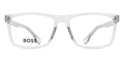 Hugo Boss 1701/g Asian Fit Men's Glasses, Clear, Size 57 In Gray