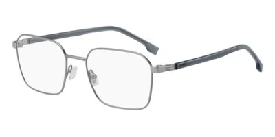 Hugo Boss 1702 Men's Glasses, Silver, Size 55 In Gray
