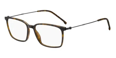 Hugo Boss 1704 Men's Glasses, Tortoiseshell, Size 55 In Brown