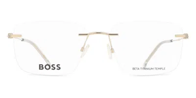 Hugo Boss 1706/f Asian Fit Men's Glasses, Gold, Size 56