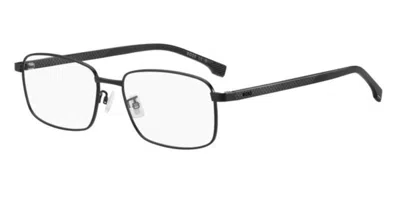 Hugo Boss 1715/f Asian Fit Men's Glasses, Black, Size 56 In Gold