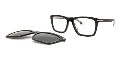 Hugo Boss 1726/g/cs Asian Fit With Clip-on Men's Glasses, Black, Size 55