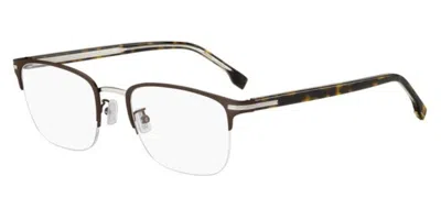 Hugo Boss 1729/g Asian Fit Men's Glasses, Brown, Size 55 In Multi