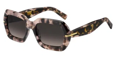 Hugo Boss 1732/g/s Asian Fit Ht8/ha Women's Sunglasses Tortoiseshell Size 54 In Brown