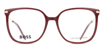 Hugo Boss 1736/g Asian Fit Women's Glasses, Burgundy, Size 55