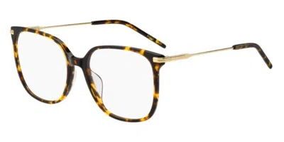 Hugo Boss 1736/g Asian Fit Lvl Women's Glasses Tortoiseshell Size 55 - Free Lenses - Blue Light Block Availabl In Green