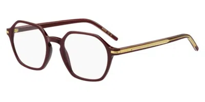 Hugo Boss 1737 Lhf Women's Glasses Burgundy Size 50 - Free Lenses - Blue Light Block Available